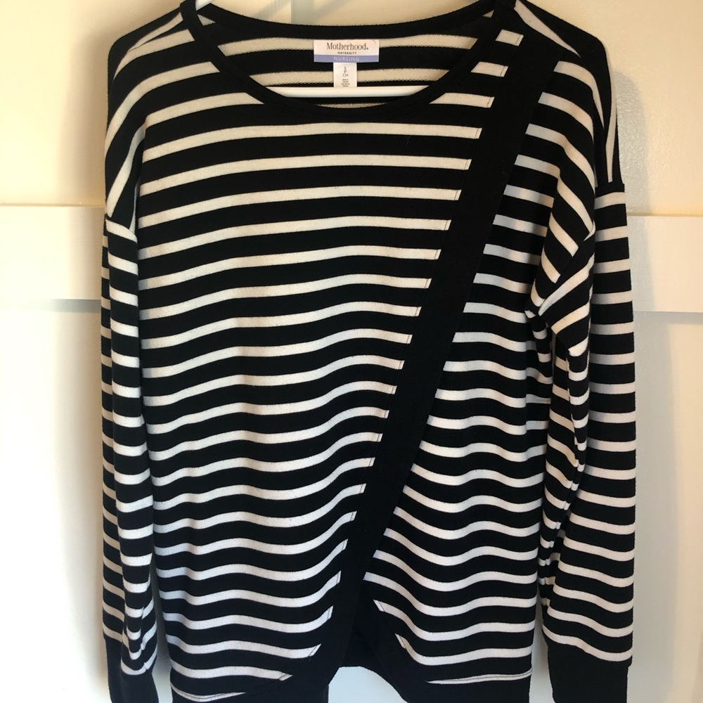 Motherhood Maternity Nursing Knit Top